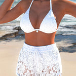 Porto Cervo - Elegante bikini in pizzo monocolore A minha loja