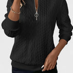 Nela™ | Maglione con zip per donne A minha loja