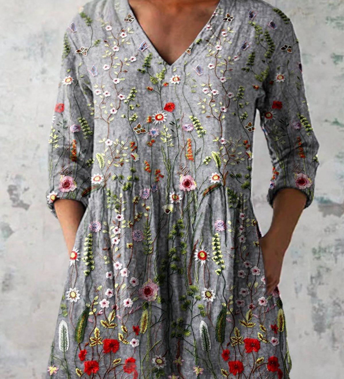 Amelie | Blusa Lunga con Decolleté a V A minha loja