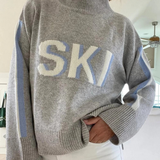 Mia | Maglione Vintage con Collo Alto