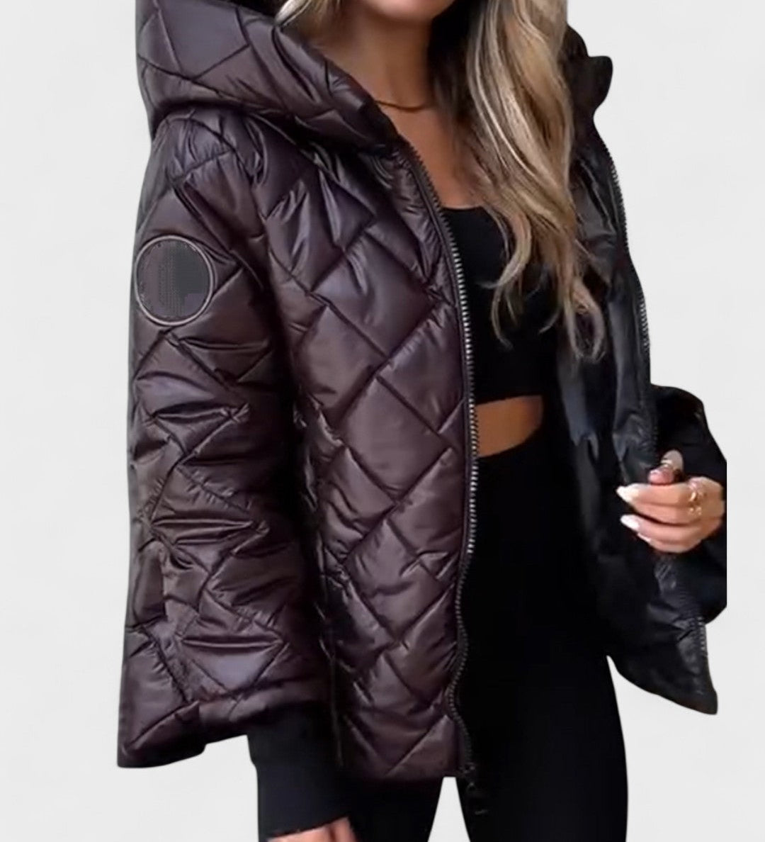 Ema™ | Giacca elegante con cappuccio A minha loja