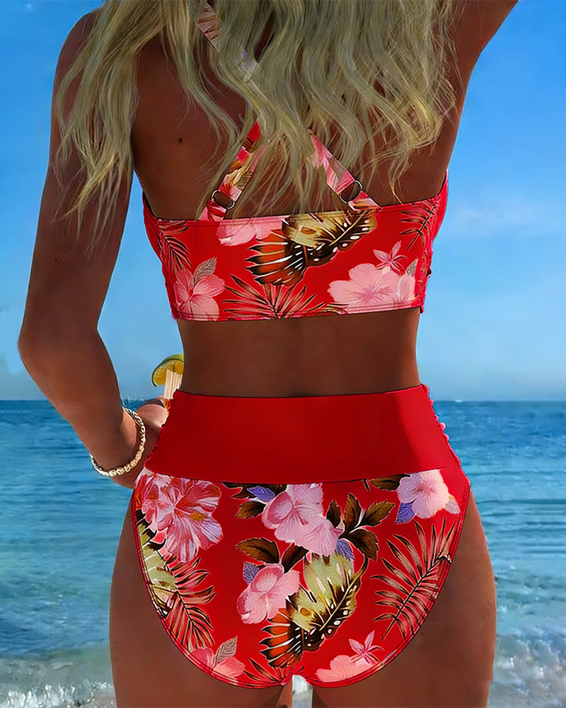 Modena - Costume da bagno a bikini con stampa floreale A minha loja