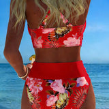 Modena - Costume da bagno a bikini con stampa floreale A minha loja