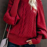 Lory | Maglione Casual Lungo a Maniche Lunghe A minha loja