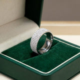 Anello Pavelli in Vetro Cristallino