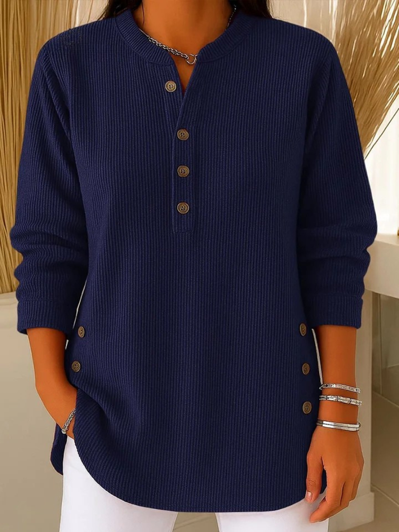 NEVA | BUTTON HENLEY TUNIC A minha loja