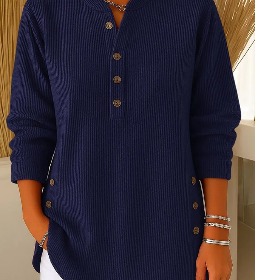 NEVA | BUTTON HENLEY TUNIC A minha loja