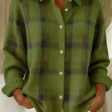 Courtney™ | Cardigan Comodo con Bottoni per l'Uso Quotidiano A minha loja