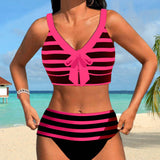 Varenna - High-Waisted Striped Bikini A minha loja