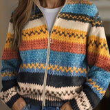 Beatrix | Cardigan Donna a Righe Zigzag