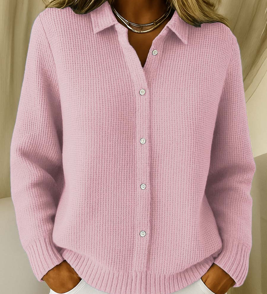 Adéla – Camicia elegante da donna in maglia con bottoni A minha loja