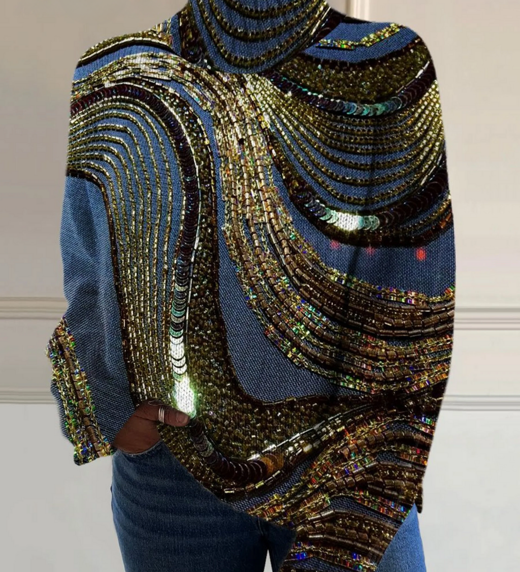 Charlotte | Maglione Natalizio con Collo Alto