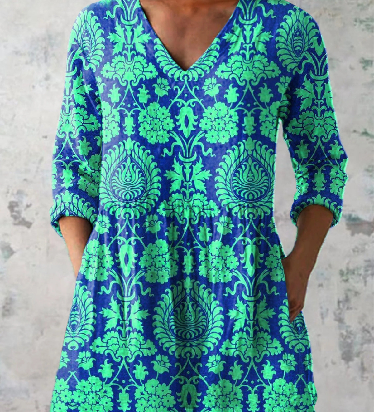 Ines | Blusa Lunga con Scollatura a V Elegante A minha loja