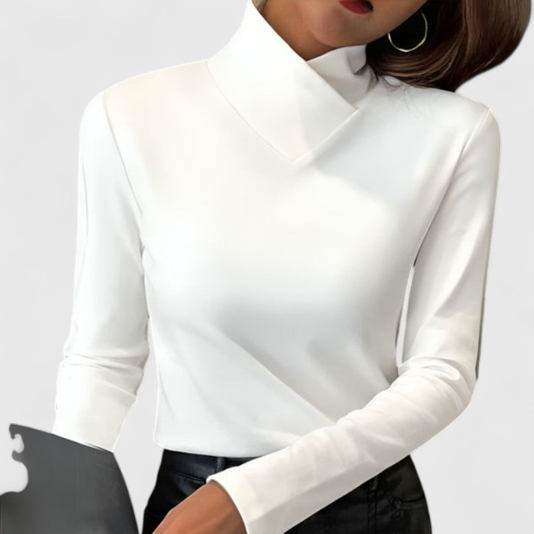Clair | Elegante Maglione con Collo Alto A minha loja