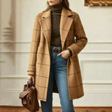Martina - Cappotto a quadri classico A minha loja