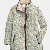 Nola | Giacca Trapuntata con Elegante Stampa Floreale A minha loja
