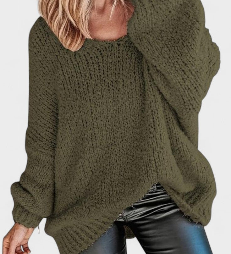 Sára™ | Maglione leggero con scollo rotondo A minha loja