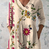 Clara | Blusa Lunga con Scollatura a V Elegante A minha loja