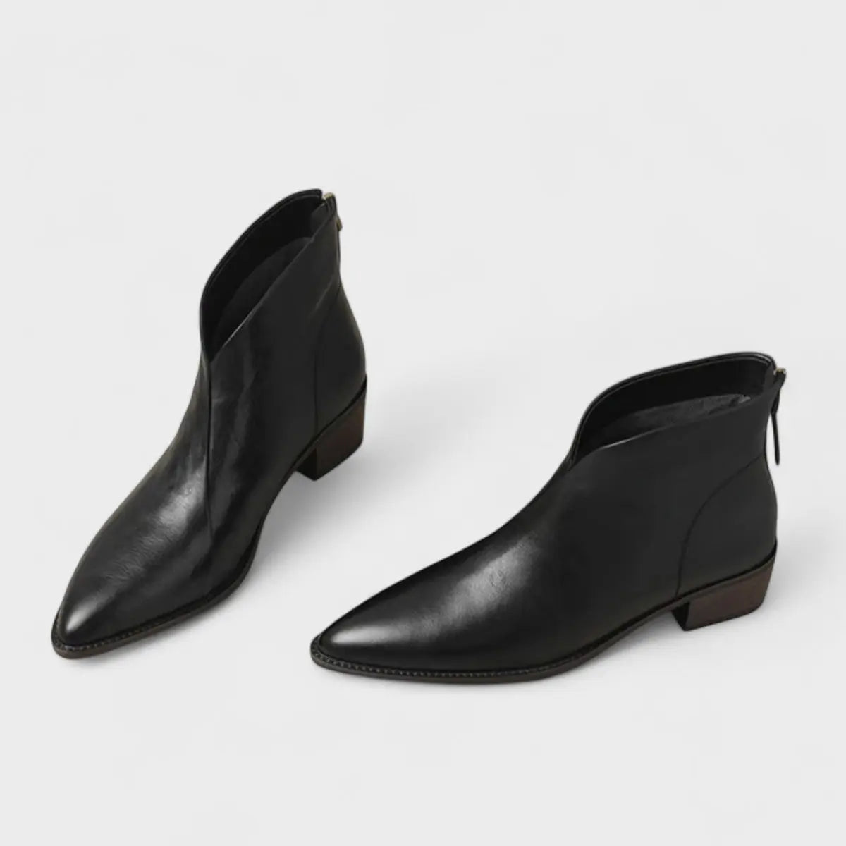 Jitka™ | Eleganti scarpe in pelle con tacco basso A minha loja