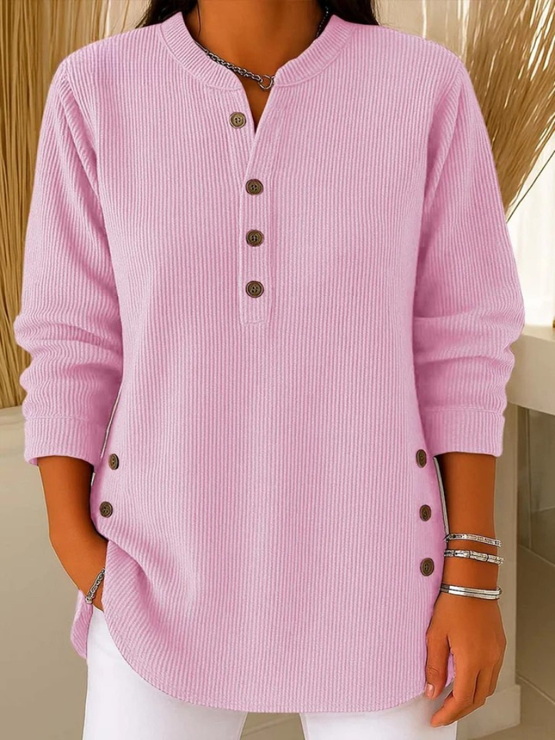 NEVA | BUTTON HENLEY TUNIC A minha loja