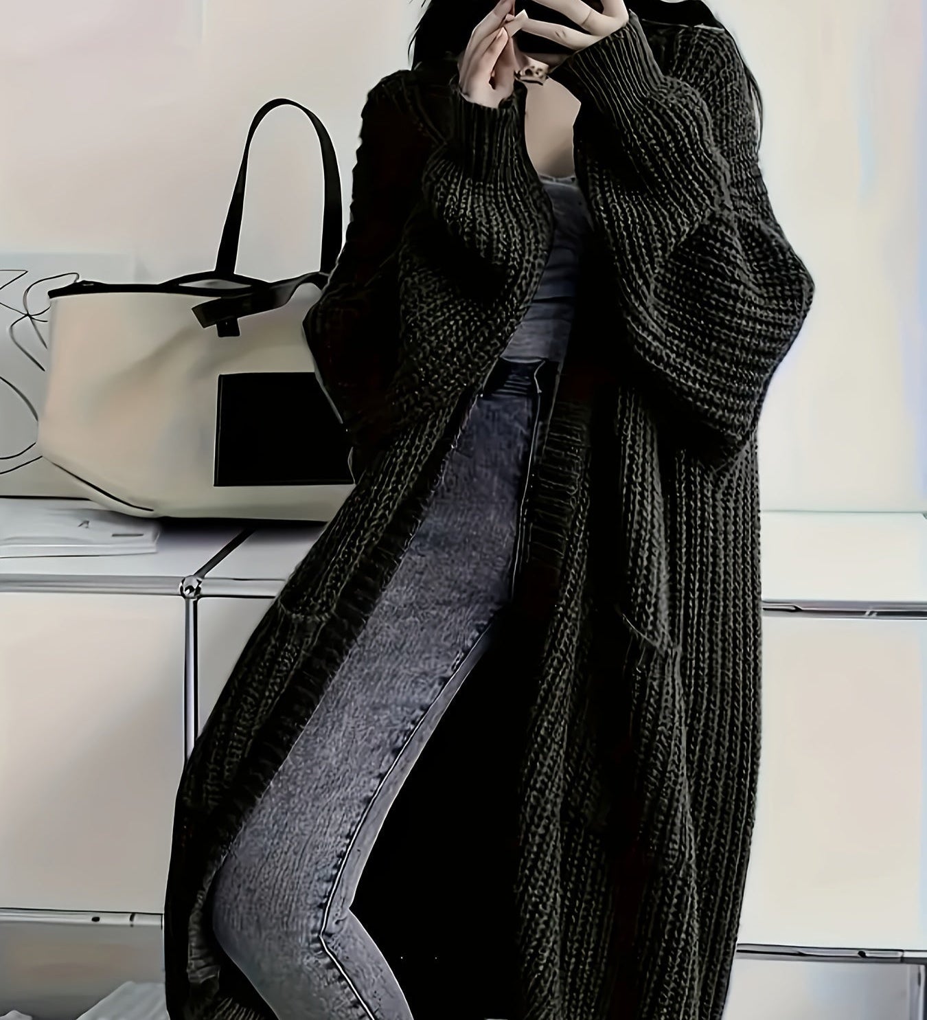 Alice | Comfortable Longline Cardigan A minha loja