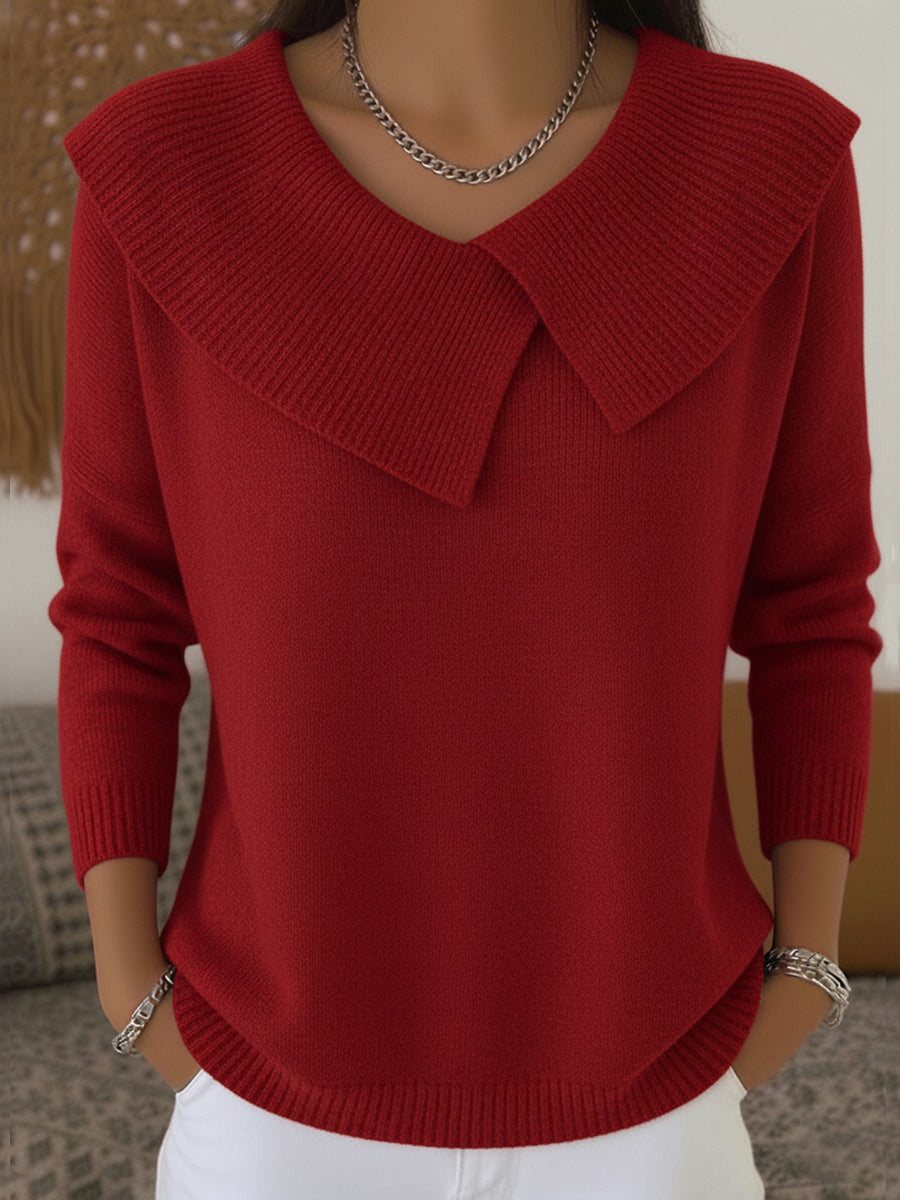 SUNNORA | WARM SWEATER WITH SOFT COLLAR A minha loja