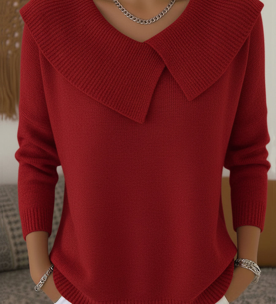 SUNNORA | WARM SWEATER WITH SOFT COLLAR A minha loja
