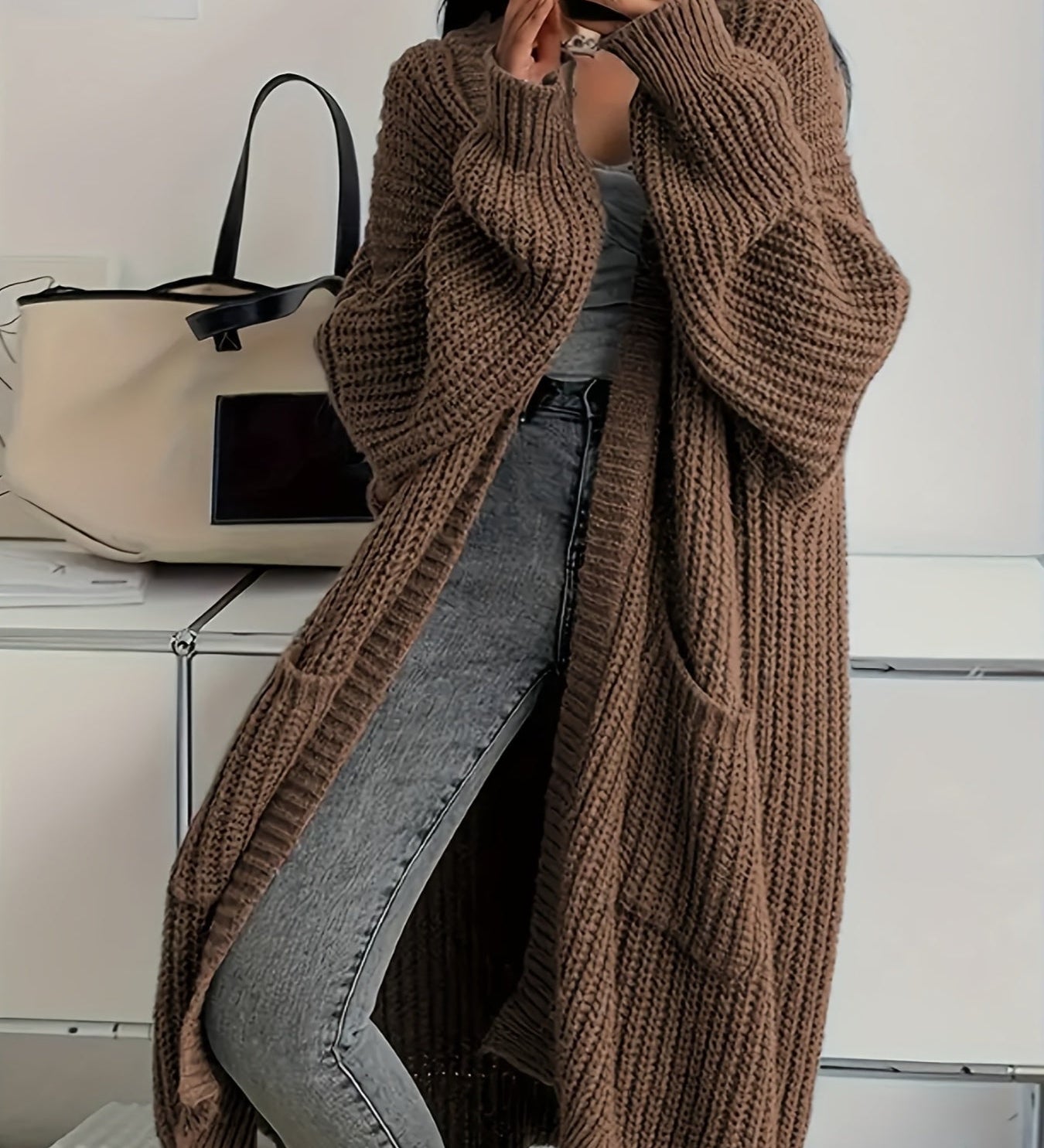 Alice | Comfortable Longline Cardigan A minha loja