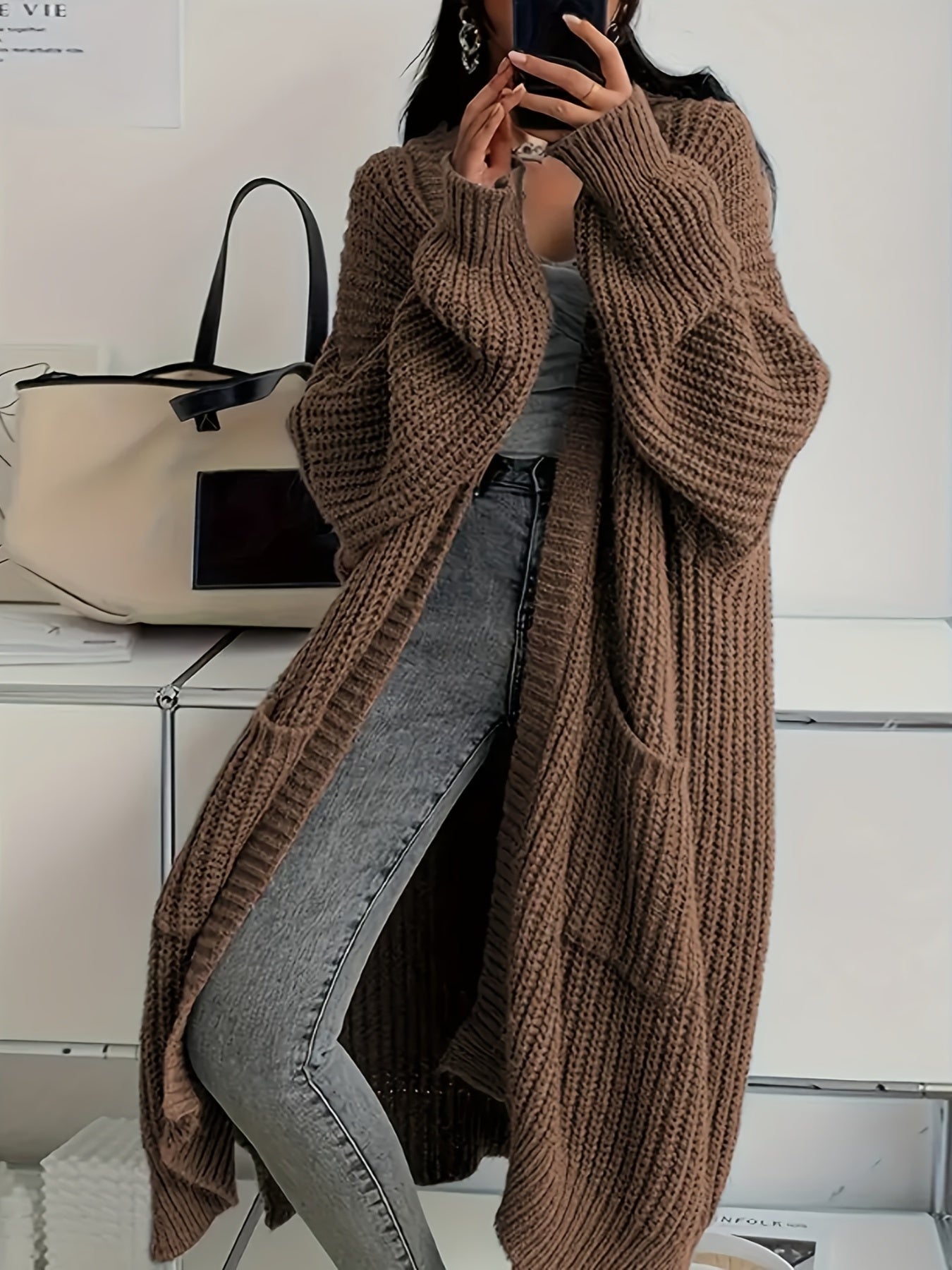 Alice | Comfortable Longline Cardigan A minha loja