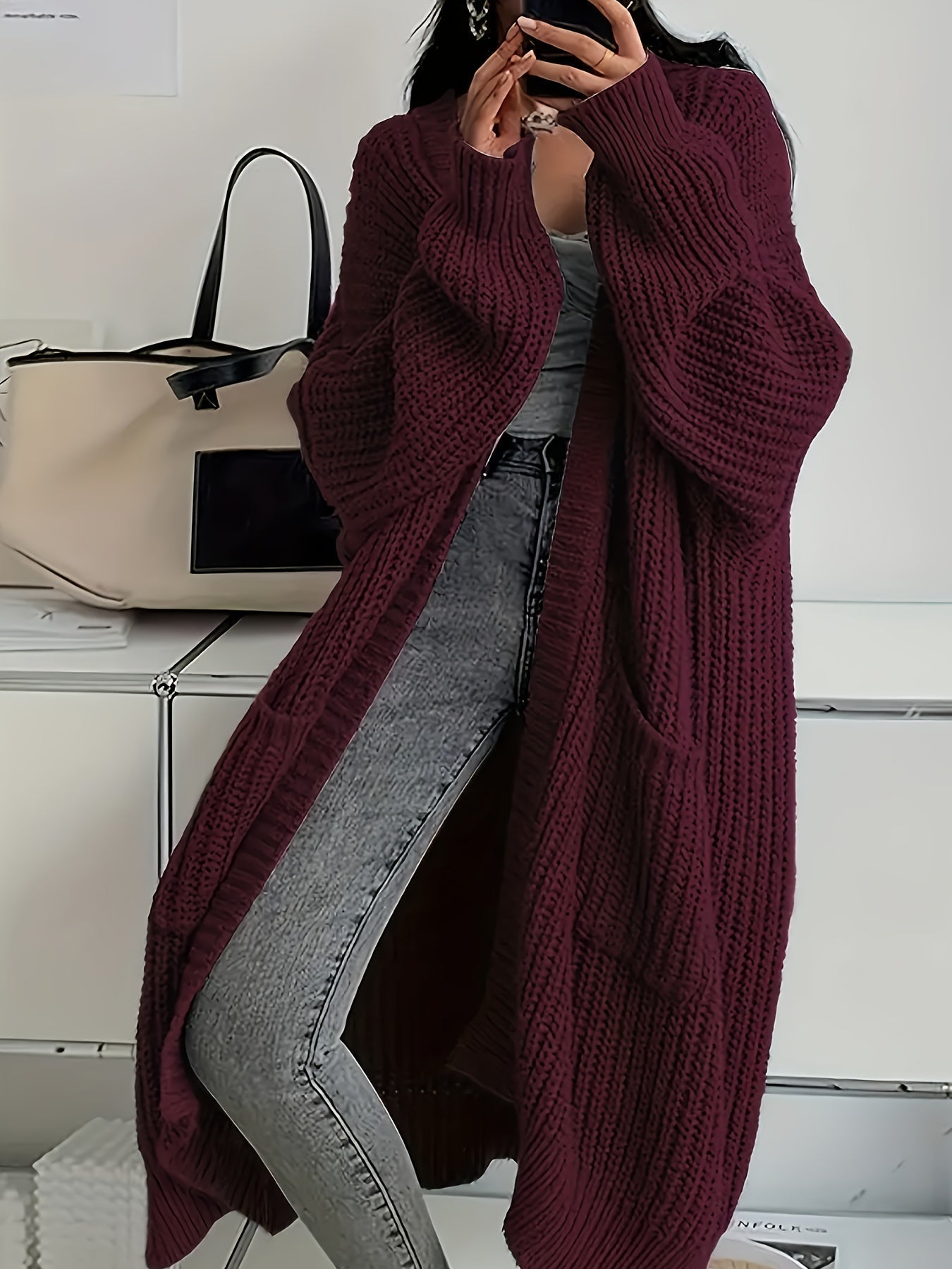 Alice | Comfortable Longline Cardigan A minha loja