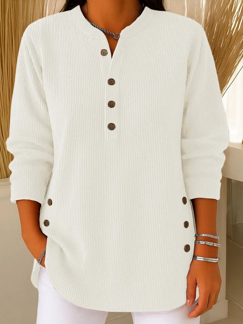NEVA | BUTTON HENLEY TUNIC A minha loja