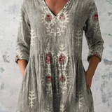 "Elise | Blusa Lunga con Decolleté a V". A minha loja