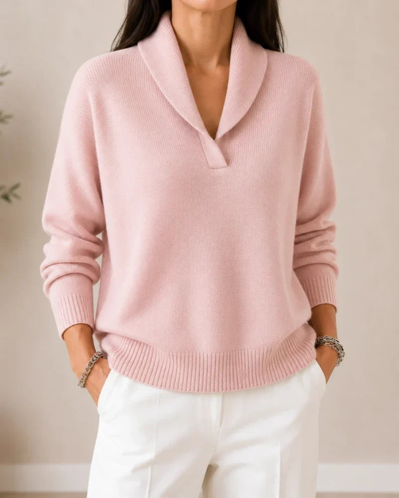 ANTONINE - SOFT V-NECK JUMPER FOR WOMEN A minha loja