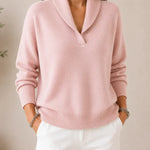 ANTONINE - SOFT V-NECK JUMPER FOR WOMEN A minha loja