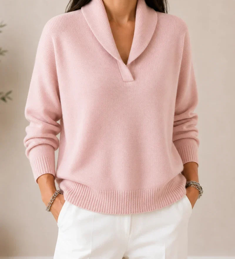 ANTONINE - SOFT V-NECK JUMPER FOR WOMEN A minha loja