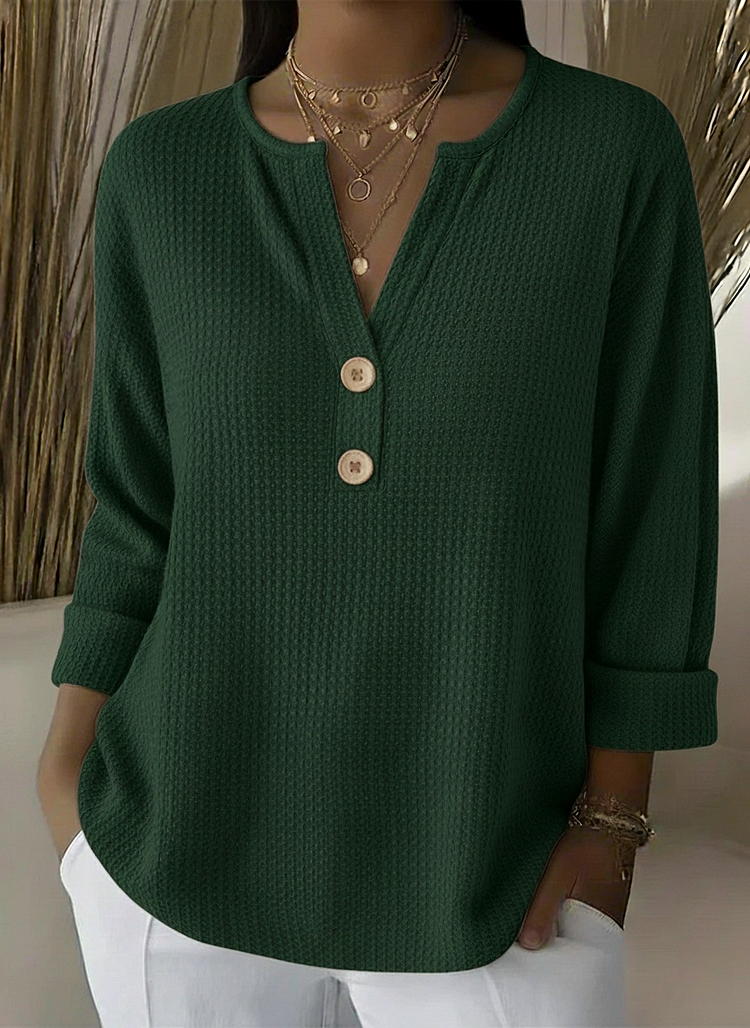 LUCINDA | HENLEY BUTTON TOP A minha loja