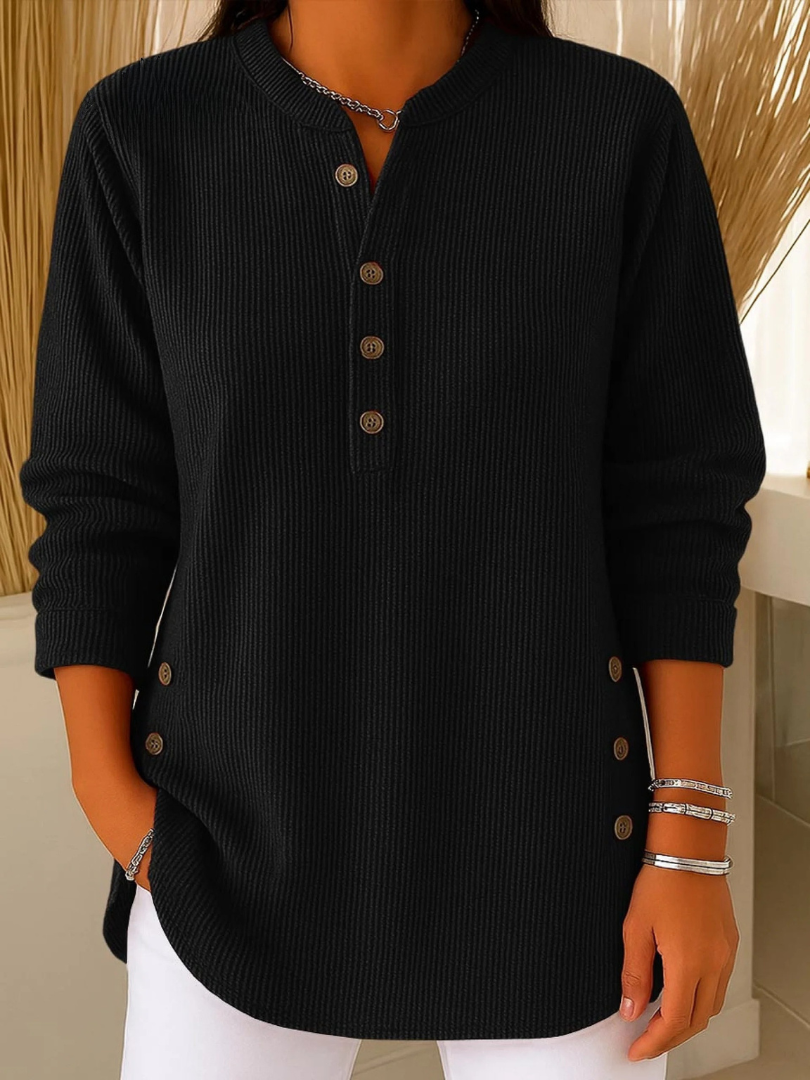 NEVA | BUTTON HENLEY TUNIC A minha loja