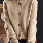 Claire | Retro-Style Cashmere Cardigan A minha loja
