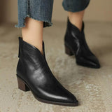 Jitka™ | Eleganti scarpe in pelle con tacco basso A minha loja