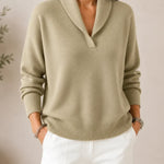 ANTONINE - SOFT V-NECK JUMPER FOR WOMEN A minha loja