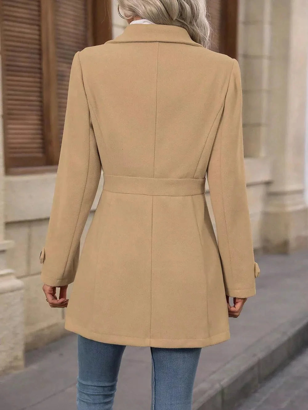 Veronika – Cappotto urbano premium con bottoni A minha loja