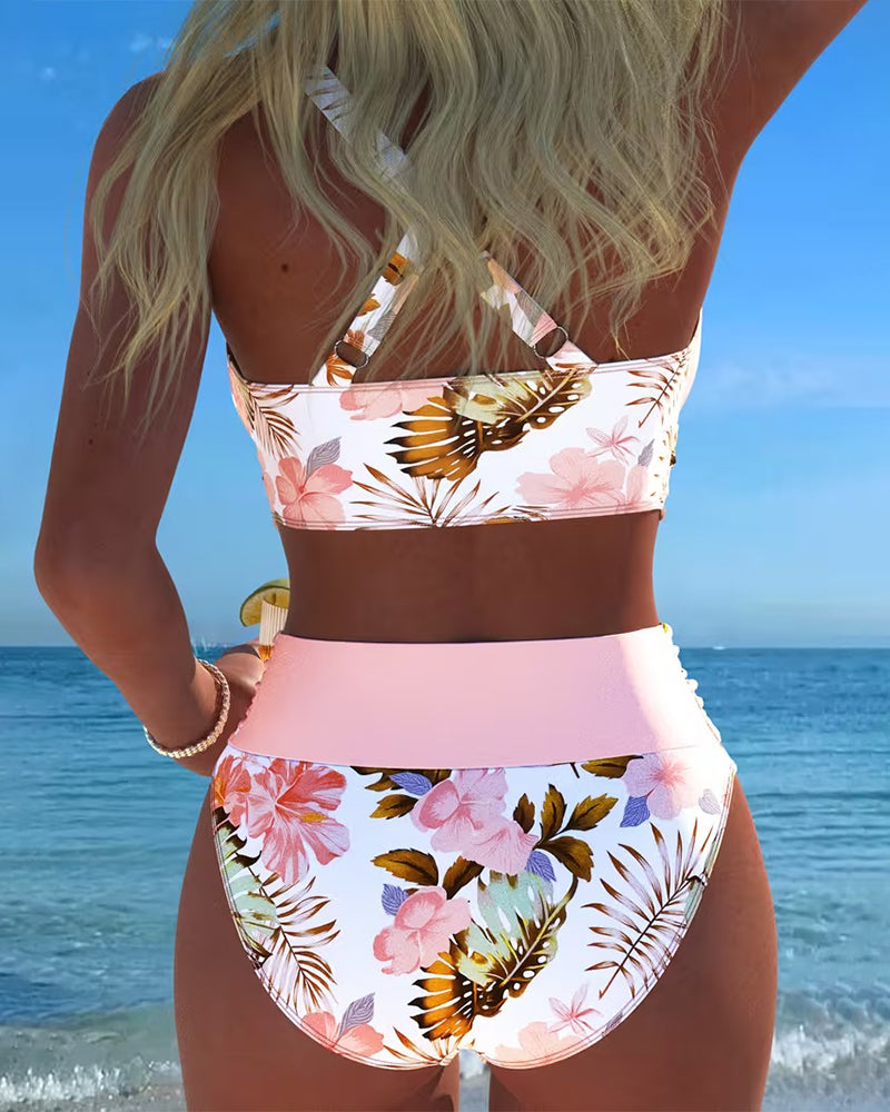 Modena - Costume da bagno a bikini con stampa floreale A minha loja