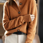 Claire | Retro-Style Cashmere Cardigan A minha loja