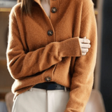 Claire | Retro-Style Cashmere Cardigan A minha loja