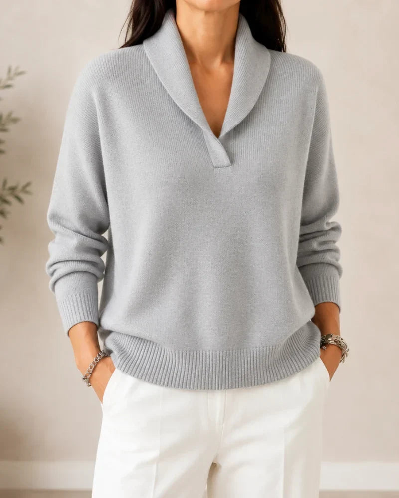 ANTONINE - SOFT V-NECK JUMPER FOR WOMEN A minha loja