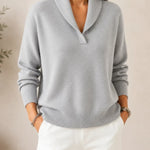 ANTONINE - SOFT V-NECK JUMPER FOR WOMEN A minha loja