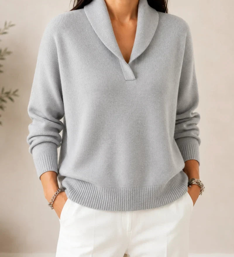 ANTONINE - SOFT V-NECK JUMPER FOR WOMEN A minha loja