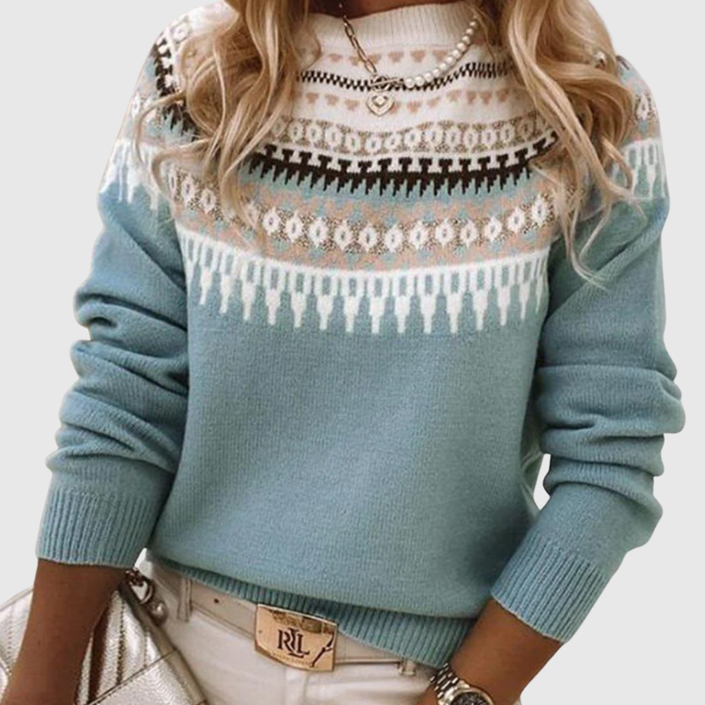CELESTE | MAGLIONE IN MAGLIA