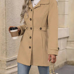 Veronika – Cappotto urbano premium con bottoni A minha loja