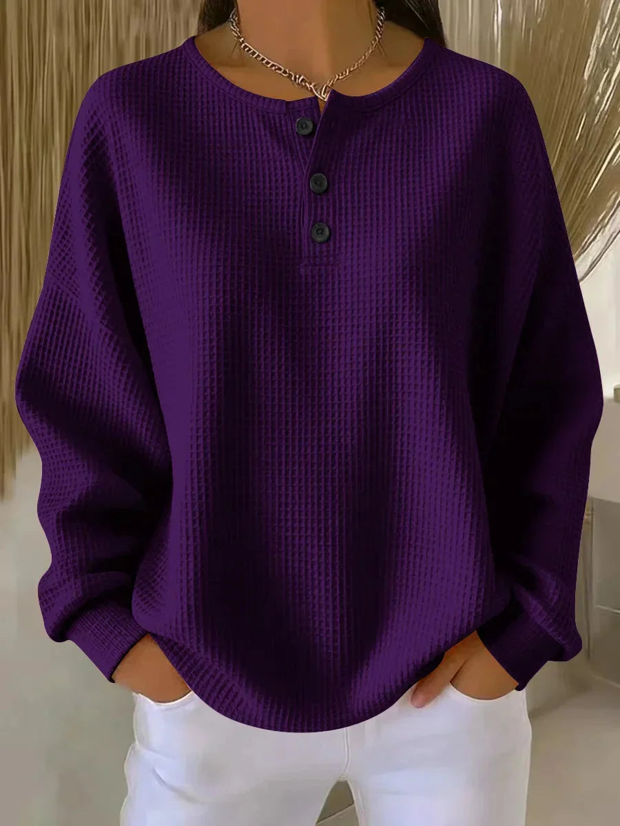 Michaela – Maglione da donna elegante con bottoni A minha loja